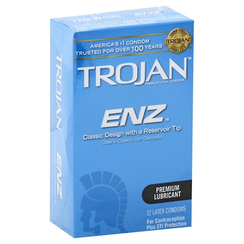 Image for Trojan Condoms, Premium Latex, Premium Lubricant,12ea from Brashear's Pharmacy