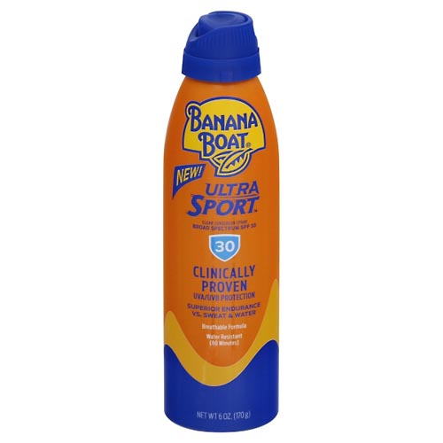 Image for Banana Boat Sunscreen, Clear, SPF 30, Spray,6oz from Brashear's Pharmacy