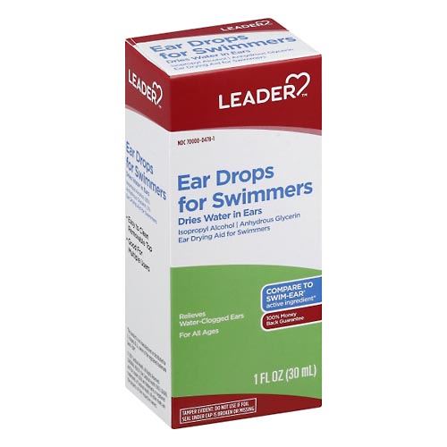 Image for Leader Ear Drops, for Swimmers,1oz from Brashear's Pharmacy