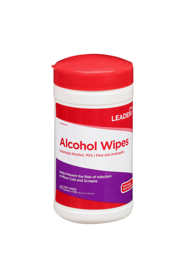 Image for Leader Alcohol Wipes,40ea from Brashear's Pharmacy