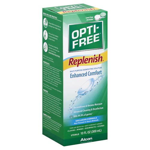 Image for Opti Free Disinfecting Solution, Multi-Purpose, Enhanced Comfort,10oz from Brashear's Pharmacy