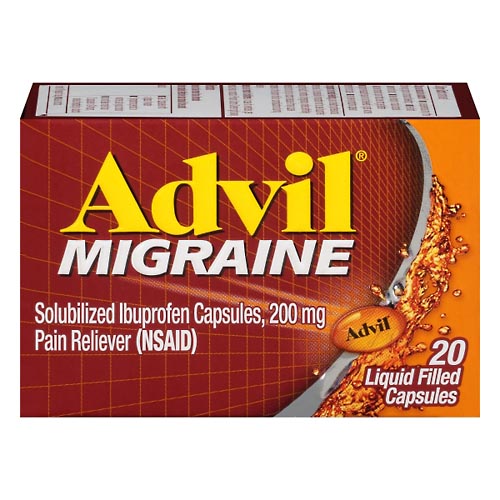 Image for Advil Ibuprofen, Solubilized, 200 mg, Liquid Filled Capsules,20ea from Brashear's Pharmacy