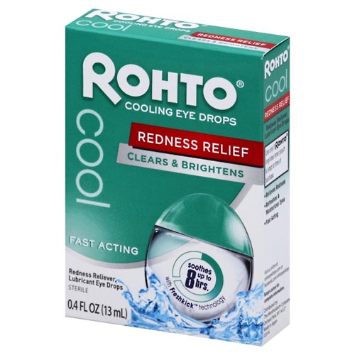 Image for Rohto Eye Drops, Cooling, Redness Relief,0.4oz from Brashear's Pharmacy