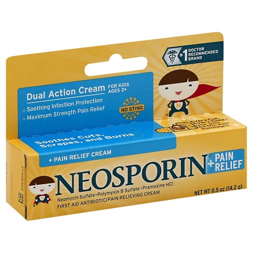 Image for Neosporin Pain Relief Cream, Maximum Strength, No Sting,0.5oz from Brashear's Pharmacy