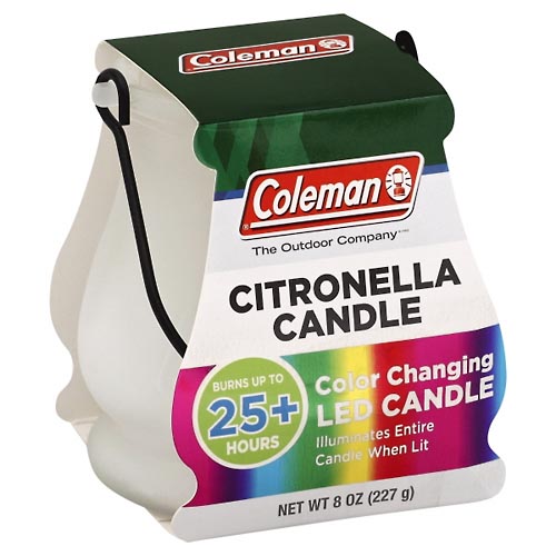 Image for Coleman Candle, Citronella, Color Changing LED,1ea from Brashear's Pharmacy