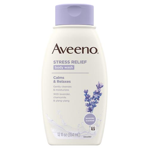 Image for Aveeno Body Wash, Stress Relief, Lavender Scented,12oz from Brashear's Pharmacy