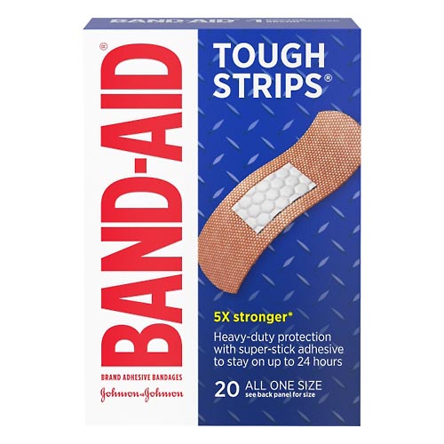 Image for Band Aid Bandages, Adhesive, All One Size,20ea from Brashear's Pharmacy