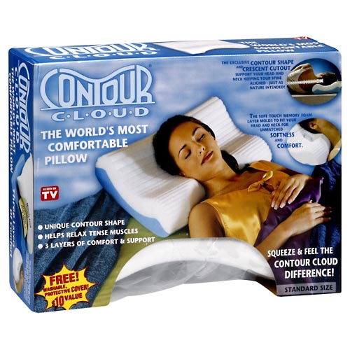 Image for Contour Cloud Pillow, Standard Size,1ea from Brashear's Pharmacy