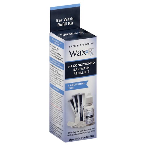 Image for WaxRx Ear Wash Refill Kit, pH Conditioned,1 Kit from Brashear's Pharmacy