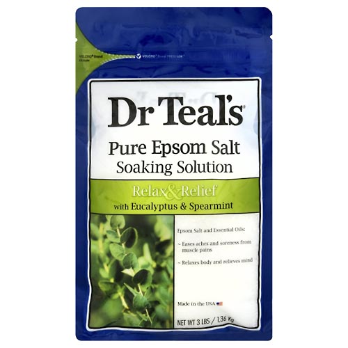 Image for Dr Teals Pure Epsom Salt, Relax & Relief,3lb from Brashear's Pharmacy