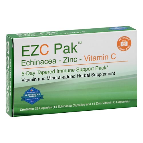 Image for Ezc Pak Immune Support Pack, 5-Day Tapered, Capsules,28ea from Brashear's Pharmacy